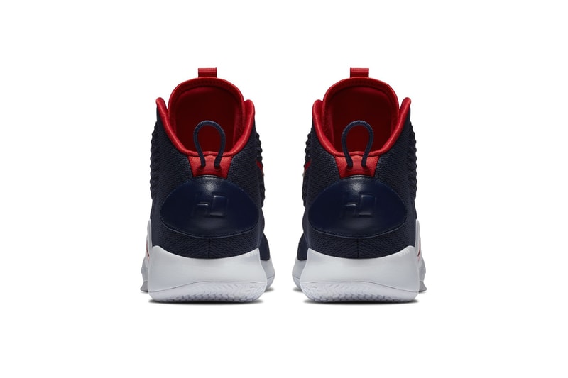 Nike Hyperdunk X USA Colorway patriotic theme navy red white 4th of July new basketball silhouette sneaker footwear