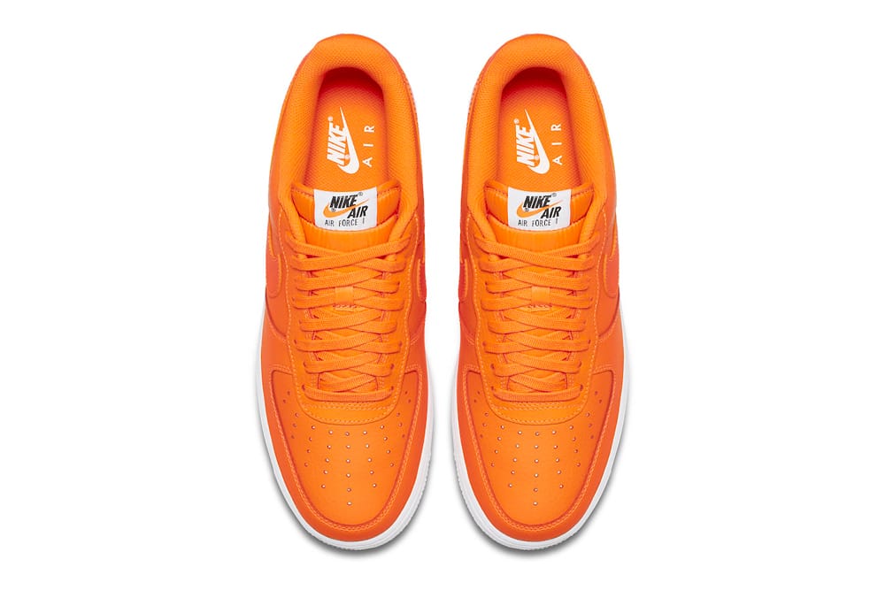 nike air force 1 low orange just do it