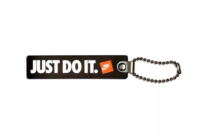 nike just do it orange air force 1 tag