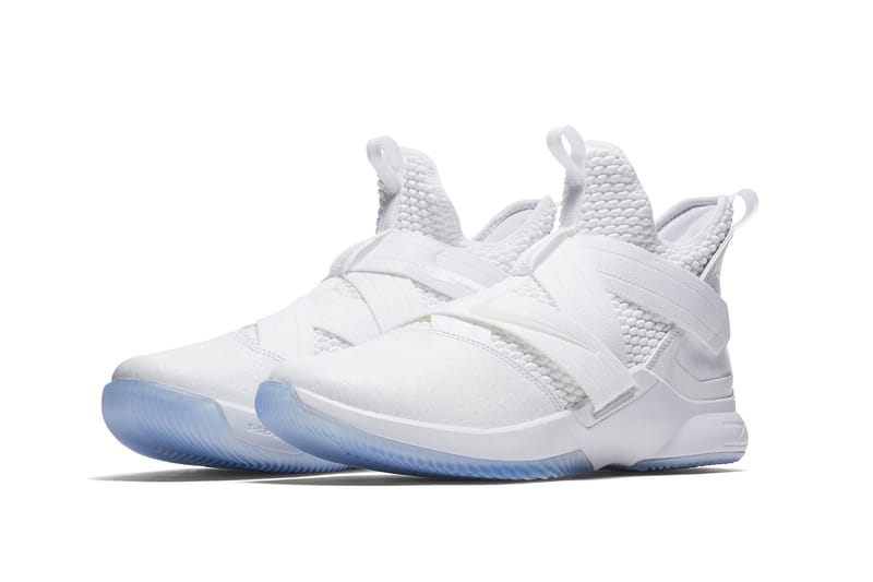 lebron james shoes all white