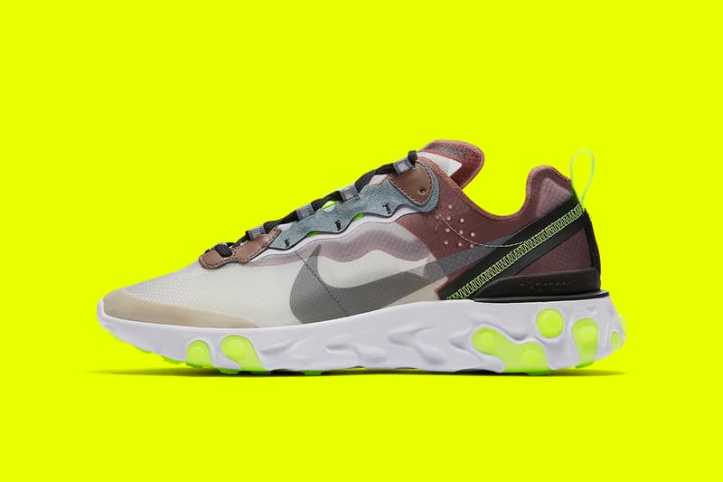 nike react element 87 dark grey desert sand 2018 nike sportswear