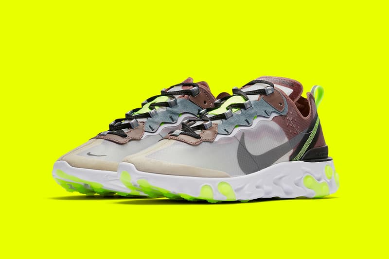 nike react element 87 dark grey desert sand 2018 nike sportswear