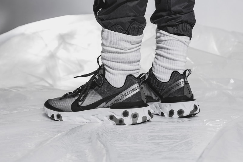 Nike React Element 87 Sail Light Bone Anthracite Black Release Info General North America Official Store List