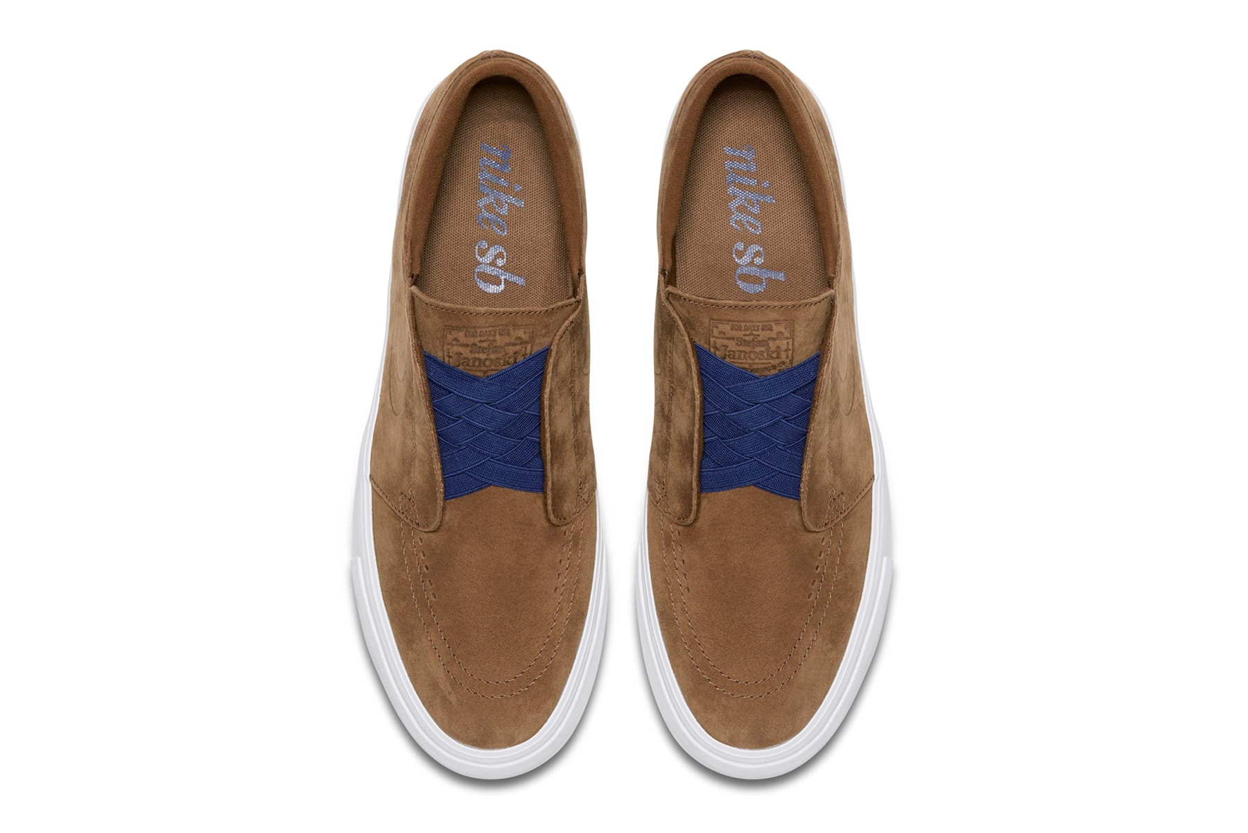 Nike SB Zoom Janoski HT Slip-On "British Tan" release date sneaker skateboarding stefan blue void