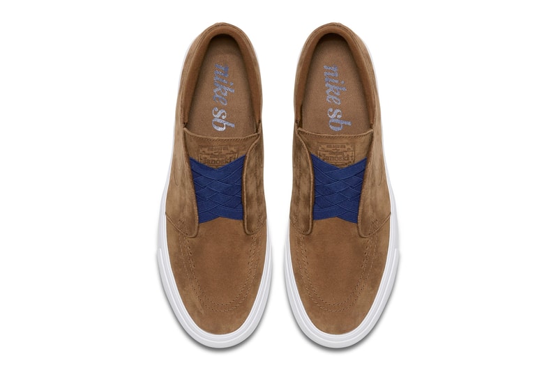 Nike SB Zoom Janoski HT Slip-On "British Tan" release date sneaker skateboarding stefan blue void