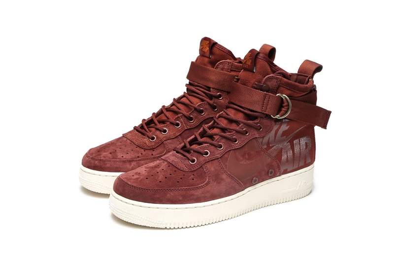 Nike SF-AF1 Mid Burgundy Release info purchase price summer colorway sneaker footwear
