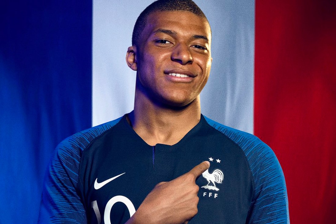 france kylian mbappe two star france 2018 fifa world cup champion nike