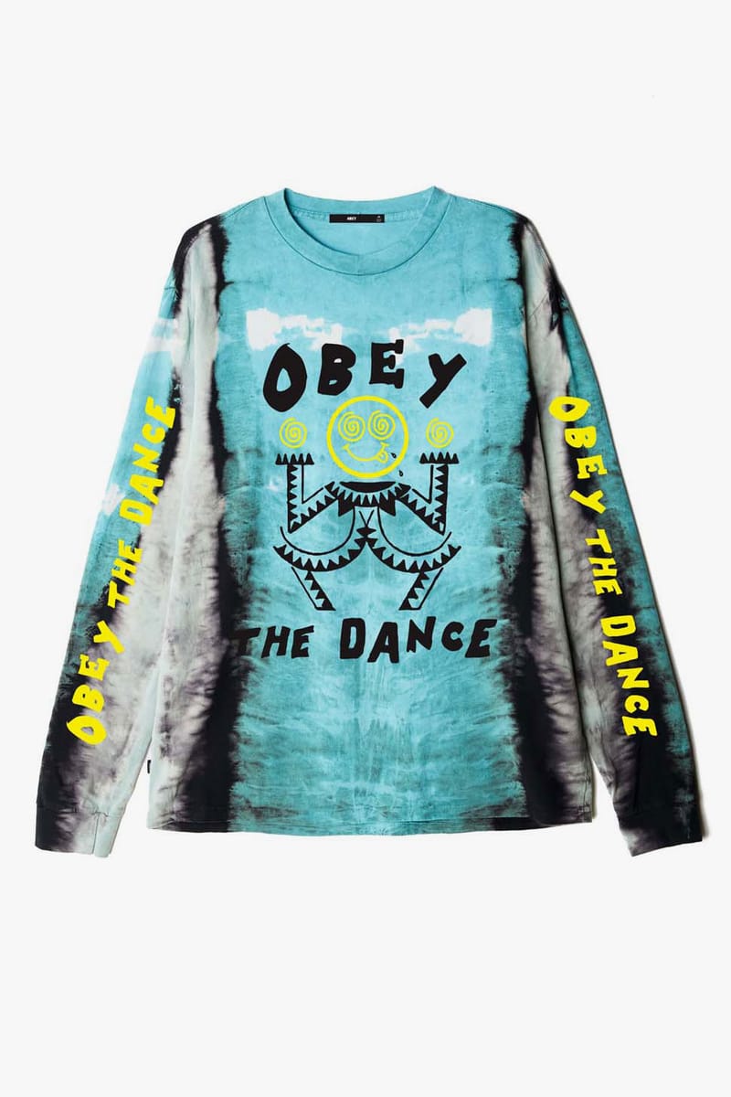 obey tie dye sweatshirt