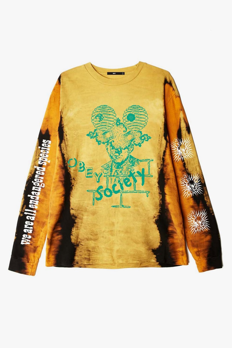 Obey Releases Colorful Tie Dye Pack  Shepard Fairy Obey Giant T Shirt Short Long Hoodie