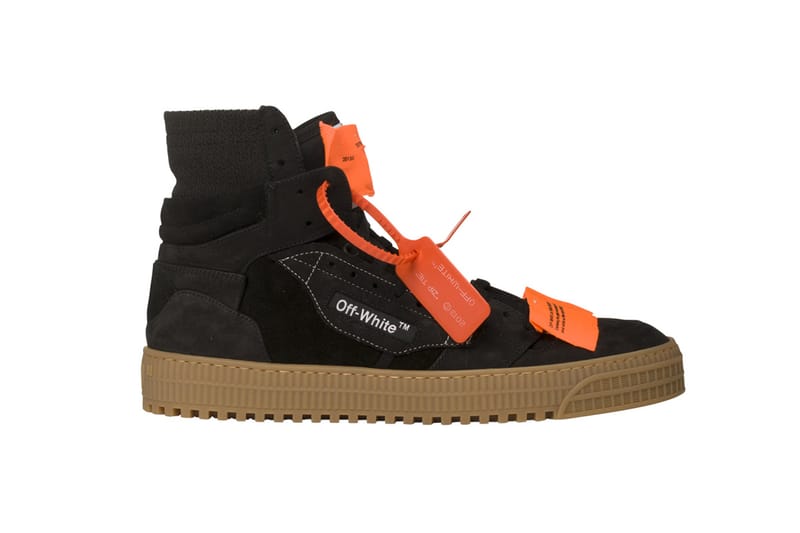 off white sneakers black and orange