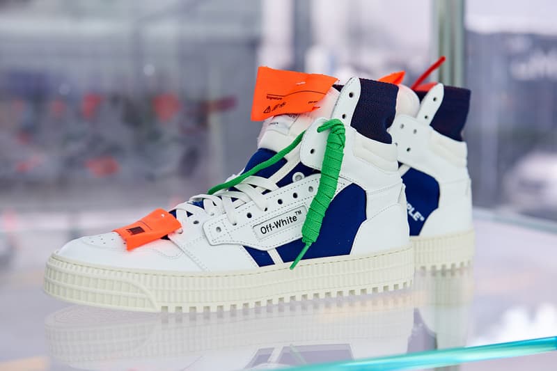 Off White™ C/O VIRGIL ABLOH Seoul Stores Inside Closer Look Clothing Freestanding Hyundai Coex korea