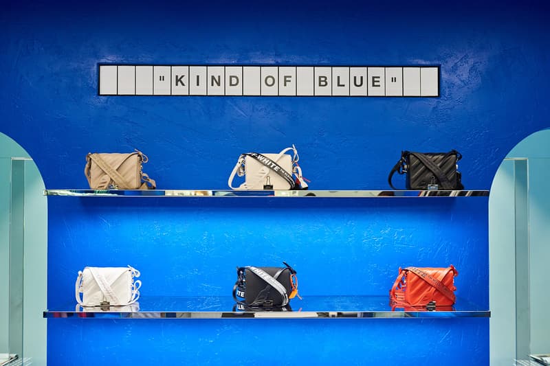 Off White™ C/O VIRGIL ABLOH Seoul Stores Inside Closer Look Clothing Freestanding Hyundai Coex korea