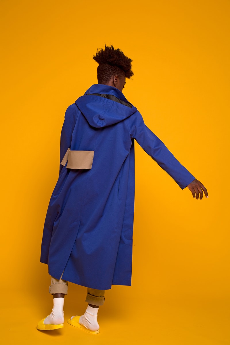 Okewa Rainwear Recycled Rainwear Capsule Collection Garments Oversized Coats Overcoats Jackets