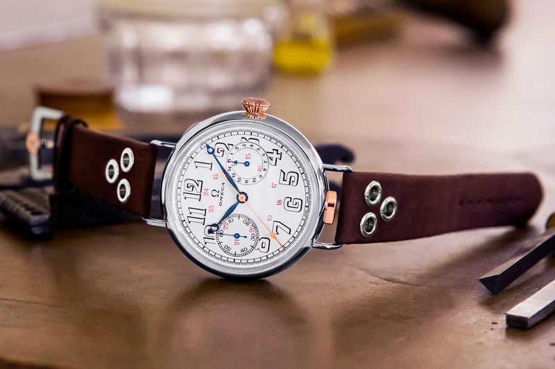 First OMEGA Wrist- Chronograph Limited Edition Omega 1913 Calibre 18”’ CHRO Movement Watch Time Watchmaker OMEGA 1913 Calibre 18”’ CHRO Movement Swiss Watches Accessories