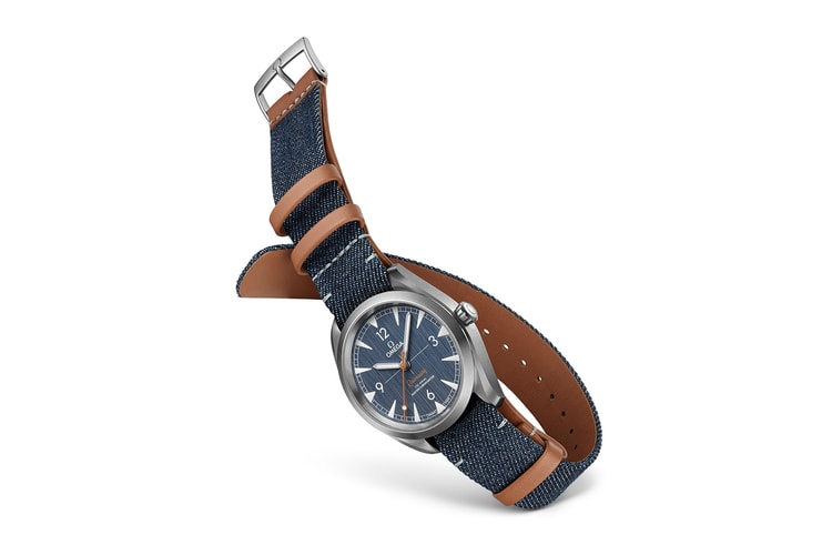 OMEGA Nods to the Old West with Denim-Inspired Railmaster