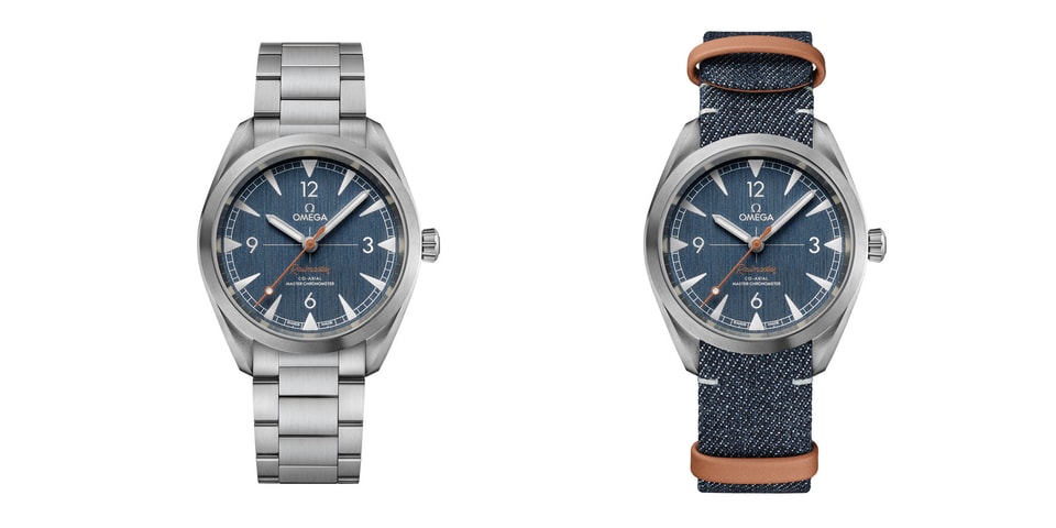OMEGA Nods to the Old West with Denim-Inspired Railmaster