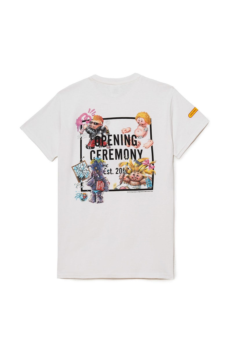 Opening Ceremony garbage pail kids collaboration tee shirt hoodie graphic print july 24 2018 drop release date info buy purchase sale