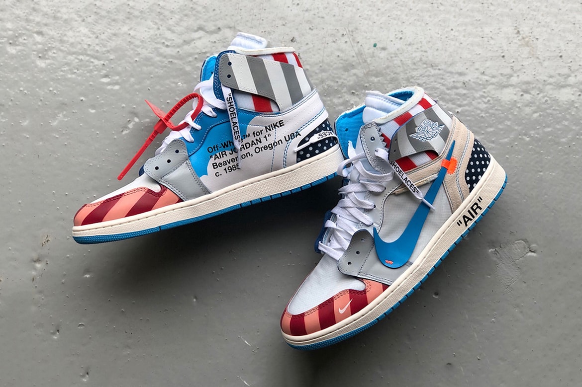 Virgil Abloh X Air Jordan 1 Parra Custom Hypebeast Virgil Abloh X Air Jordan 1 Parra Custom Hypebeast