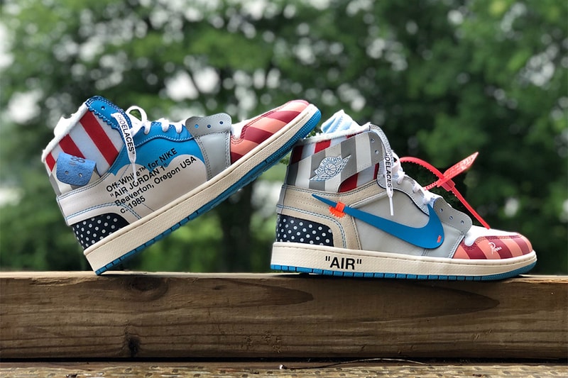 Parra x Off-White x Air Jordan 1 Custom Sneakers Kicks Shoes Trainers Footwear Cop Purchase Buy Mache Customs