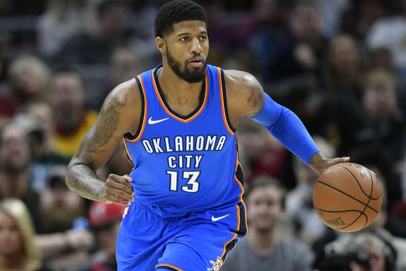 Paul George Stays in OKC NBA free agency russell westbrook carmelo anthony lebron james deandre jordan james harden houston rockets dallas mavericks los angeles clippers