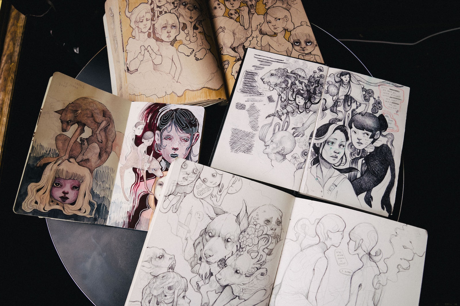 Lauren Tsai pen and paper interviews artworks art paintings illustrations