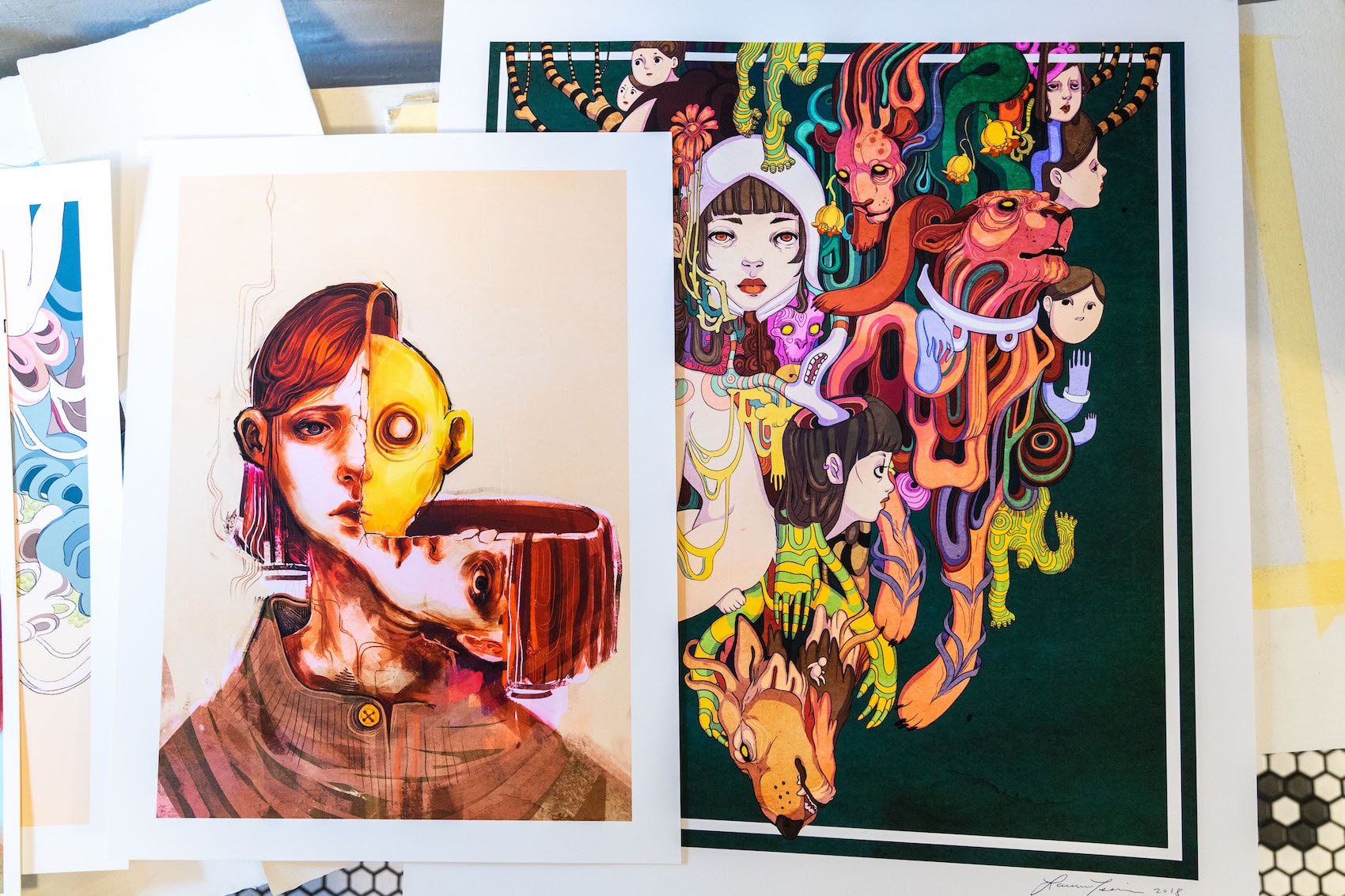 Lauren Tsai pen and paper interviews artworks art paintings illustrations