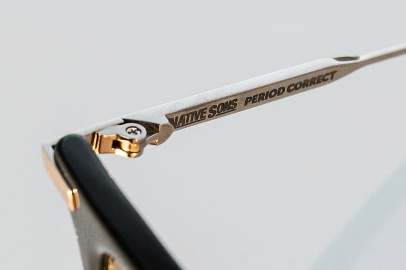 Period Correct Native Sons Hughes Frame Sun Glasses Eyewear Tinted
