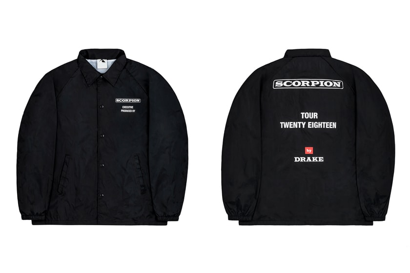 Personalized Drake 'Scorpion' Tour Jacket Order Black Coach Jacket
