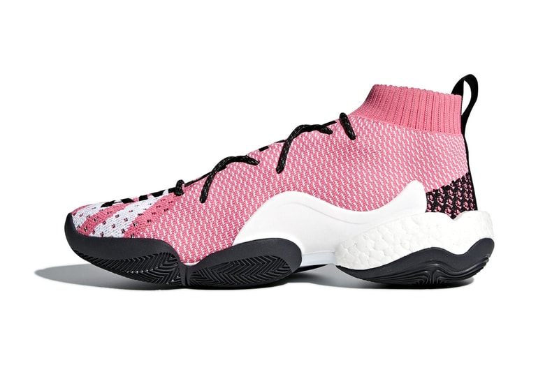 Pharrell Williams adidas originals Crazy BYW 'AMBITION' Release info Summer 2018 black pink white colorway adidas originals adidas Hoops footwear sneaker
