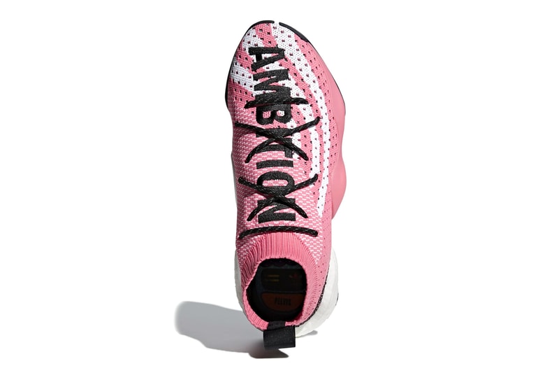 Pharrell Williams adidas originals Crazy BYW 'AMBITION' Release info Summer 2018 black pink white colorway adidas originals adidas Hoops footwear sneaker