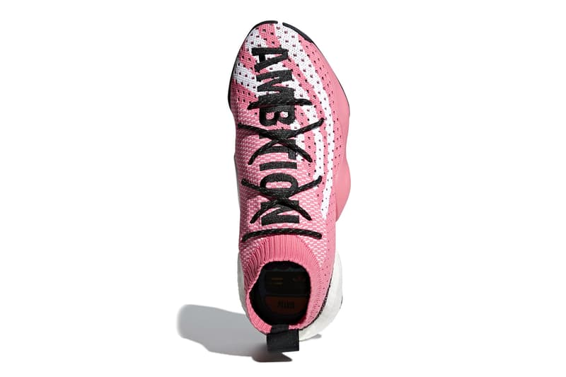 Pharrell Williams adidas originals Crazy BYW 'AMBITION' Release info Summer 2018 black pink white colorway adidas originals adidas Hoops footwear sneaker