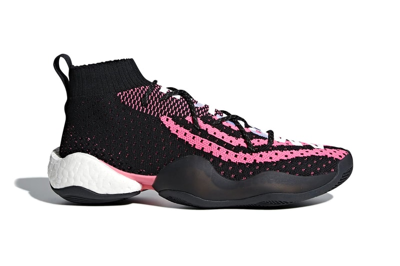 Pharrell Williams adidas originals Crazy BYW 'AMBITION' Release info Summer 2018 black pink white colorway adidas originals adidas Hoops footwear sneaker