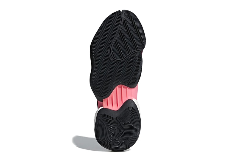 Pharrell Williams adidas originals Crazy BYW 'AMBITION' Release info Summer 2018 black pink white colorway adidas originals adidas Hoops footwear sneaker