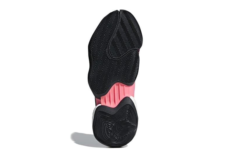 Pharrell Williams adidas originals Crazy BYW 'AMBITION' Release info Summer 2018 black pink white colorway adidas originals adidas Hoops footwear sneaker