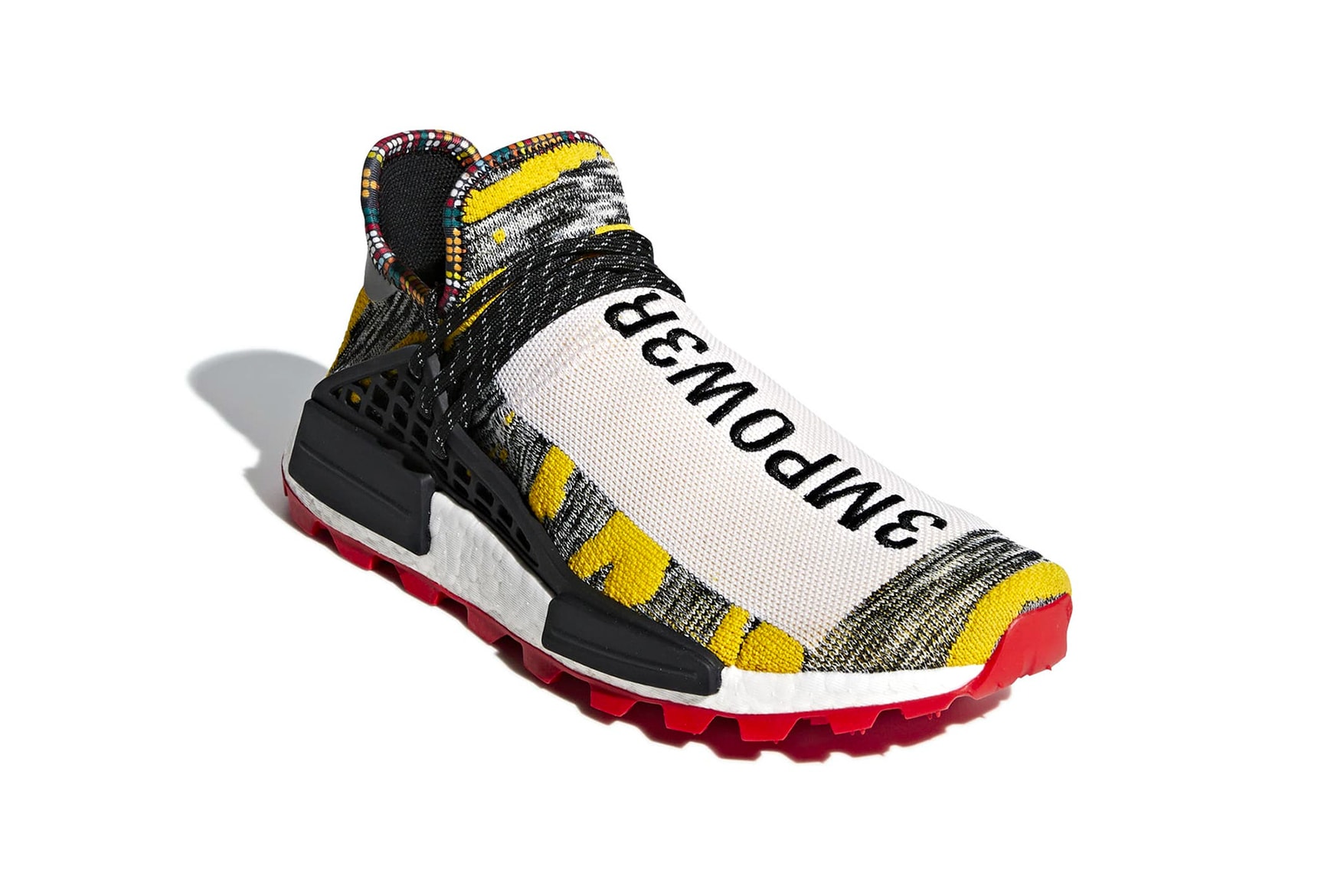 Pharrell williams x adidas originals NMD Hu "Solar" Pack Release Date info sneakers multi color 2018 price