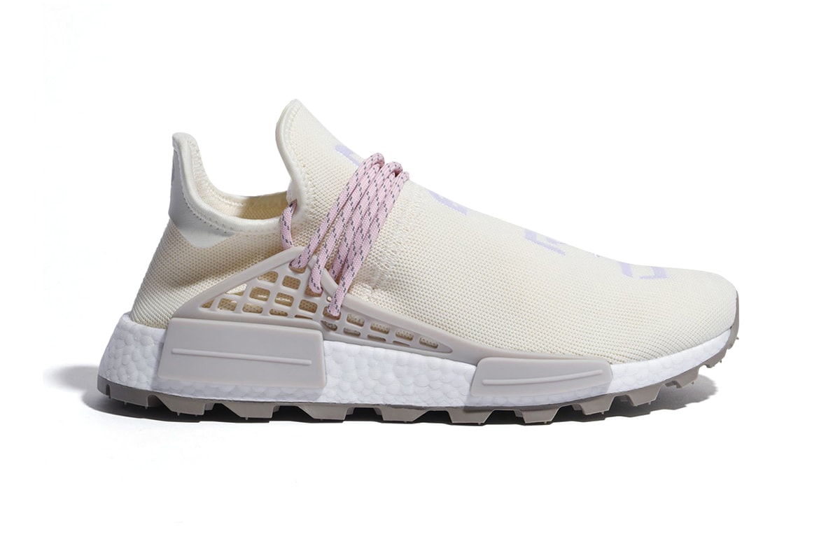 Pharrell williams adidas NMD Hu N.E.R.D. New Colorway pink cream first look sneaker release date price info adidas originals