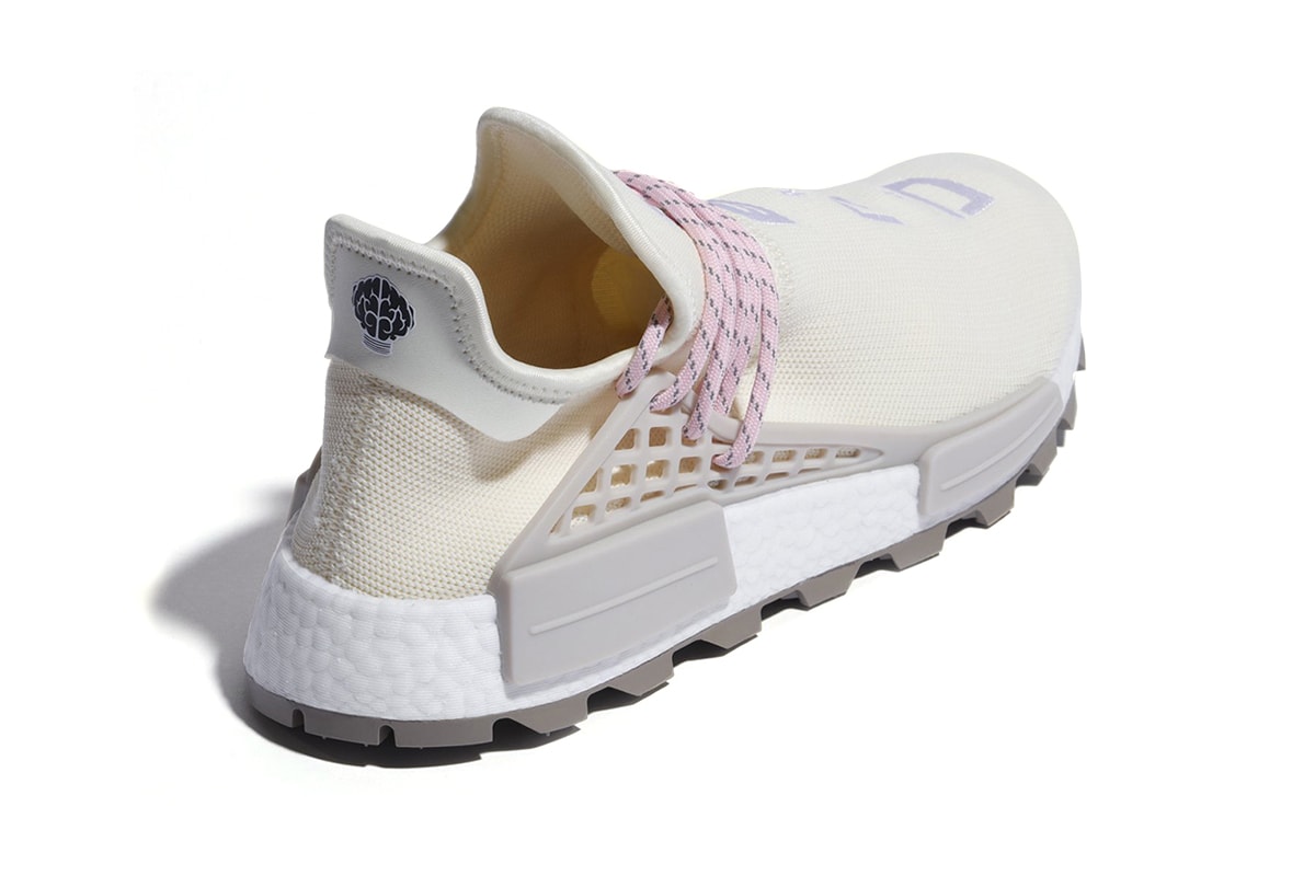 Pharrell williams adidas NMD Hu N.E.R.D. New Colorway pink cream first look sneaker release date price info adidas originals