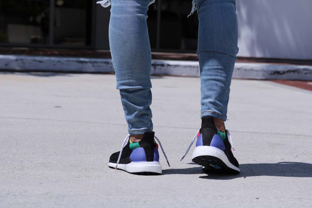 Pharrell Williams adidas originals HU Glide ST Black First Look Williams Originals On Foot