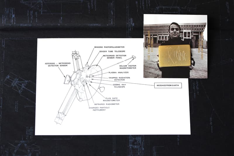 duane king pintrill pioneer 10 plaque pin nasa accessories