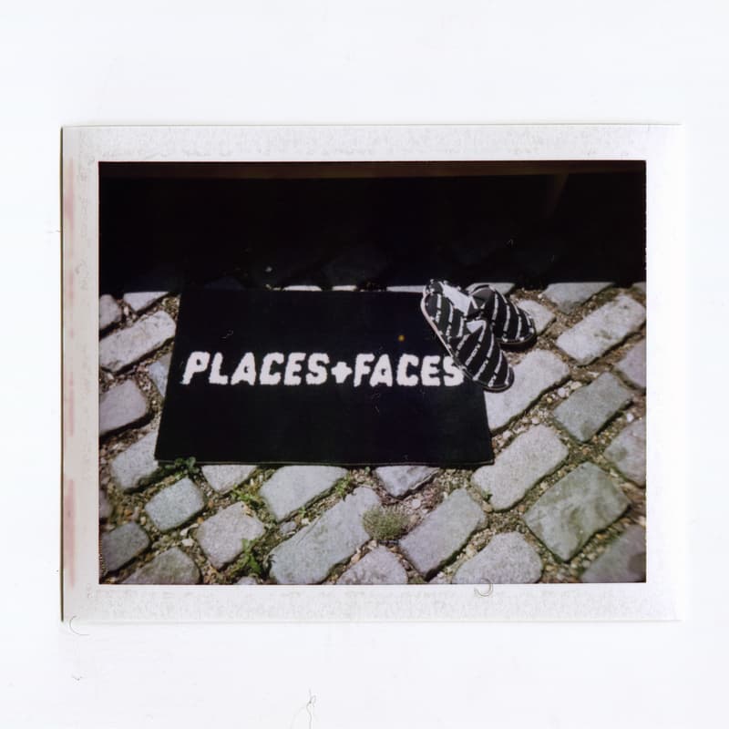 Places + Faces Spring Summer 2018 Windbreaker Side stripe pants PVC Side Tote bag 5 year anniversary Flags T-shirt hoodie Medicom Fabricks Collaboration Pillow Floor matt slippers utility belt Skate Deck Accessories Sharpie Disposable Camera Water Pistol USB 3.0 Deck of Cards Wallet Cardholder Lanyard