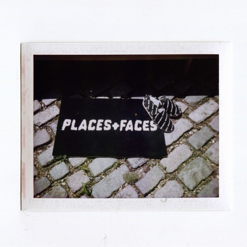 Places + Faces Spring Summer 2018 Windbreaker Side stripe pants PVC Side Tote bag 5 year anniversary Flags T-shirt hoodie Medicom Fabricks Collaboration Pillow Floor matt slippers utility belt Skate Deck Accessories Sharpie Disposable Camera Water Pistol USB 3.0 Deck of Cards Wallet Cardholder Lanyard