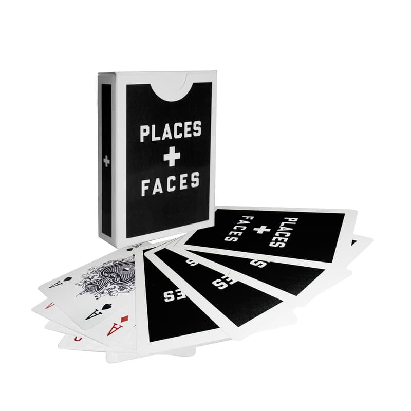 Places + Faces Spring Summer 2018 Windbreaker Side stripe pants PVC Side Tote bag 5 year anniversary Flags T-shirt hoodie Medicom Fabricks Collaboration Pillow Floor matt slippers utility belt Skate Deck Accessories Sharpie Disposable Camera Water Pistol USB 3.0 Deck of Cards Wallet Cardholder Lanyard