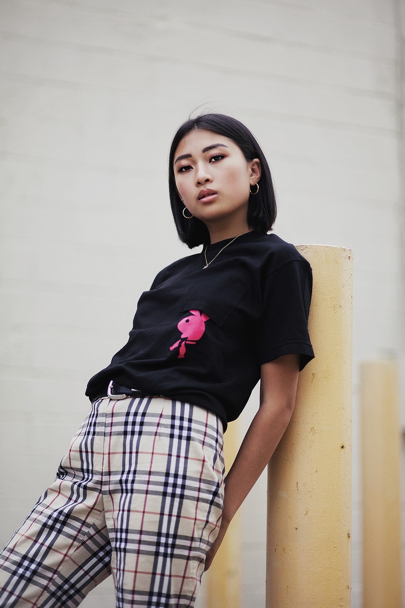 Playboy White Label Debut Collection Full Look Hugh Hefner Hoodies T shirt Pants Jie Zheng