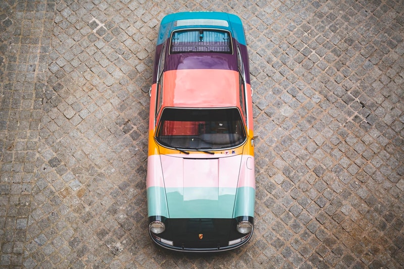 1965 Porsche 911 Paul Smith’s Colorful stripes James Turner Tuthill Porsche Le Mans Classic