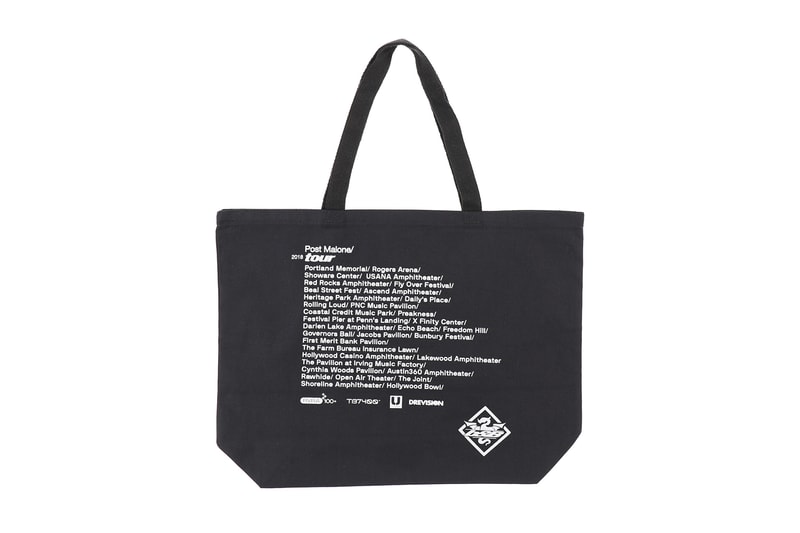 Post Malone Nubian Pop Up Store Shop Clothing Collection Buy Purchase Cop Long Sleeve Short Sleeve T-Shirts Beanies Tote Bags exclusive merch july 28 29 2018 limited edition exclusive tour