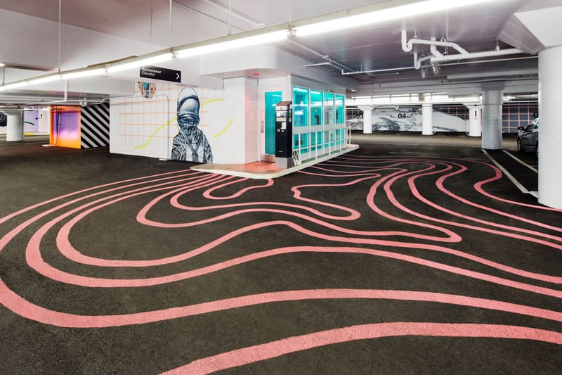 Artist-Duo CYRCLE Transforms Underground Garage into Large-Scale Installation