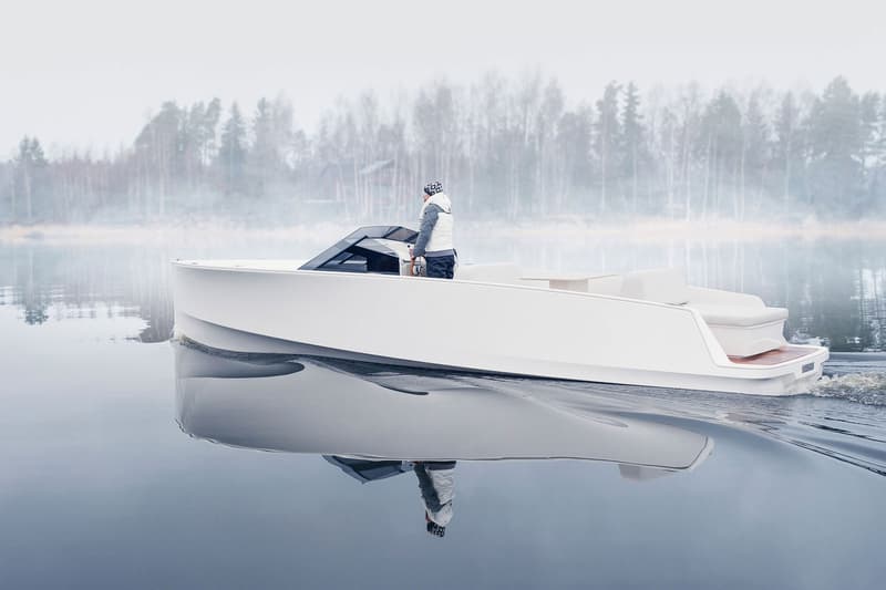 Q-yachts q30 electric boat motor engine silent touch screen janne kjellman quiet