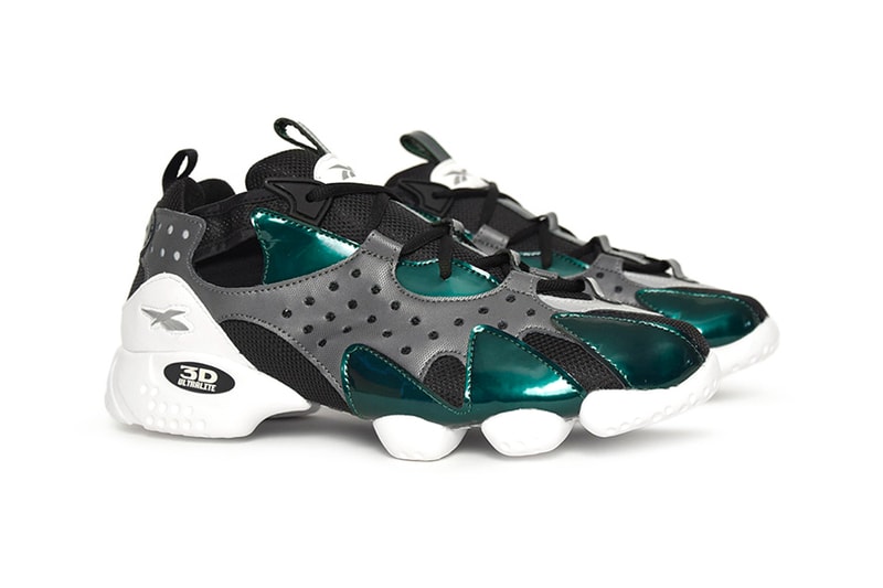 Reebok 3D OP.98 3D Opus Runner 90s Vintage Retro True Grey Green Black White Gold