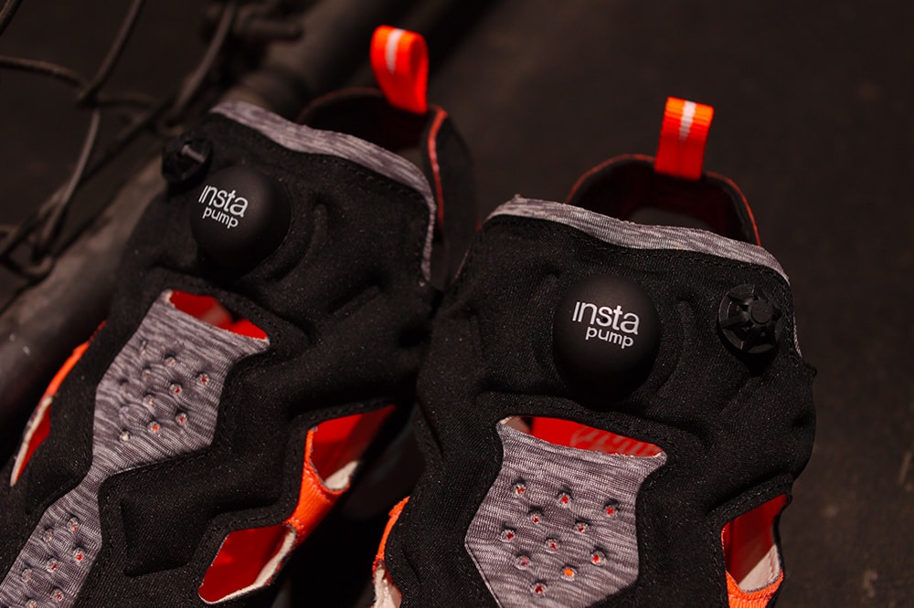 Reebok InstaPump Fury Collaboration Footwear Sneakers Shoes mita WHIZ LIMITED Black Grey Orange