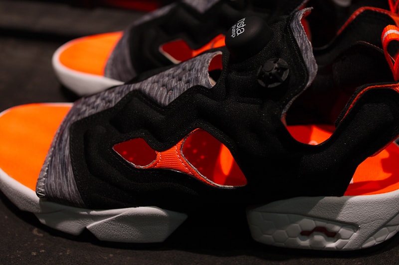 Reebok InstaPump Fury Collaboration Footwear Sneakers Shoes mita WHIZ LIMITED Black Grey Orange